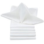Imagen - ZOLLNER 6 servilletas de Tela Blancas 50x50 cm