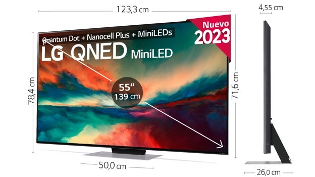 TV LG QNED MiniLED 4K de 55«