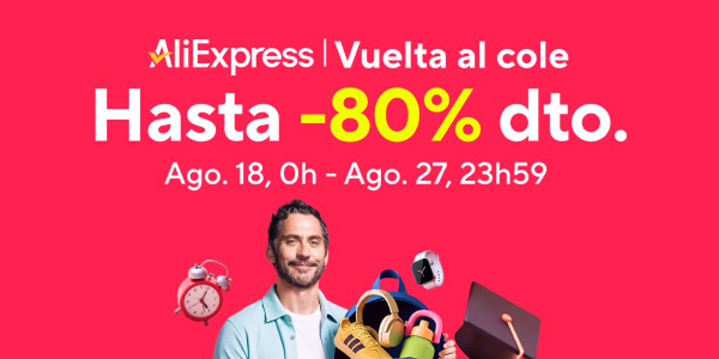 Ahorra en tu vuelta al cole con estas ofertas y códigos de descuento de AliExpress ¡por tiempo limitado!