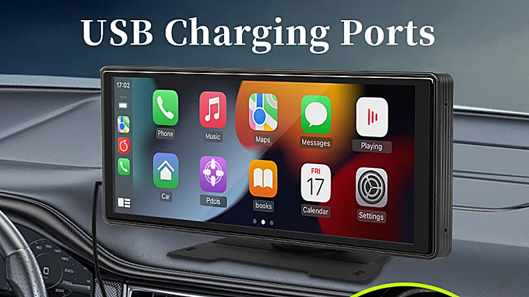 Por fin CarPlay y Android Auto sin instalación: este monitor de 30 euros se conecta por cable y listo