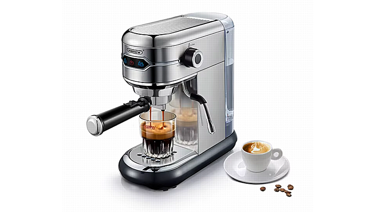 Esta cafetera semiautomática prepara un espresso perfecto en 25 segundos y hoy cuesta la mitad