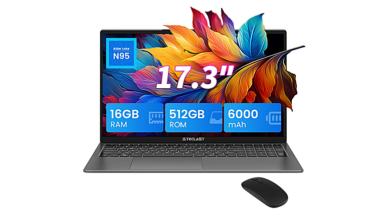 Un portátil sencillo, rápido y «regalado»: el Teclast de 17,3&#039;&#039; con 16GB de RAM lo tiene todo