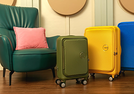 Esta American Tourister en oferta se está convirtiendo en la maleta de cabina favorita para las vacaciones de Navidad