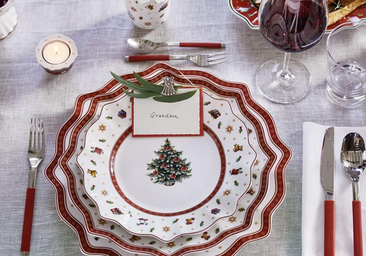 Las mejores vajillas navideñas para vestir tu mesa estas fiestas