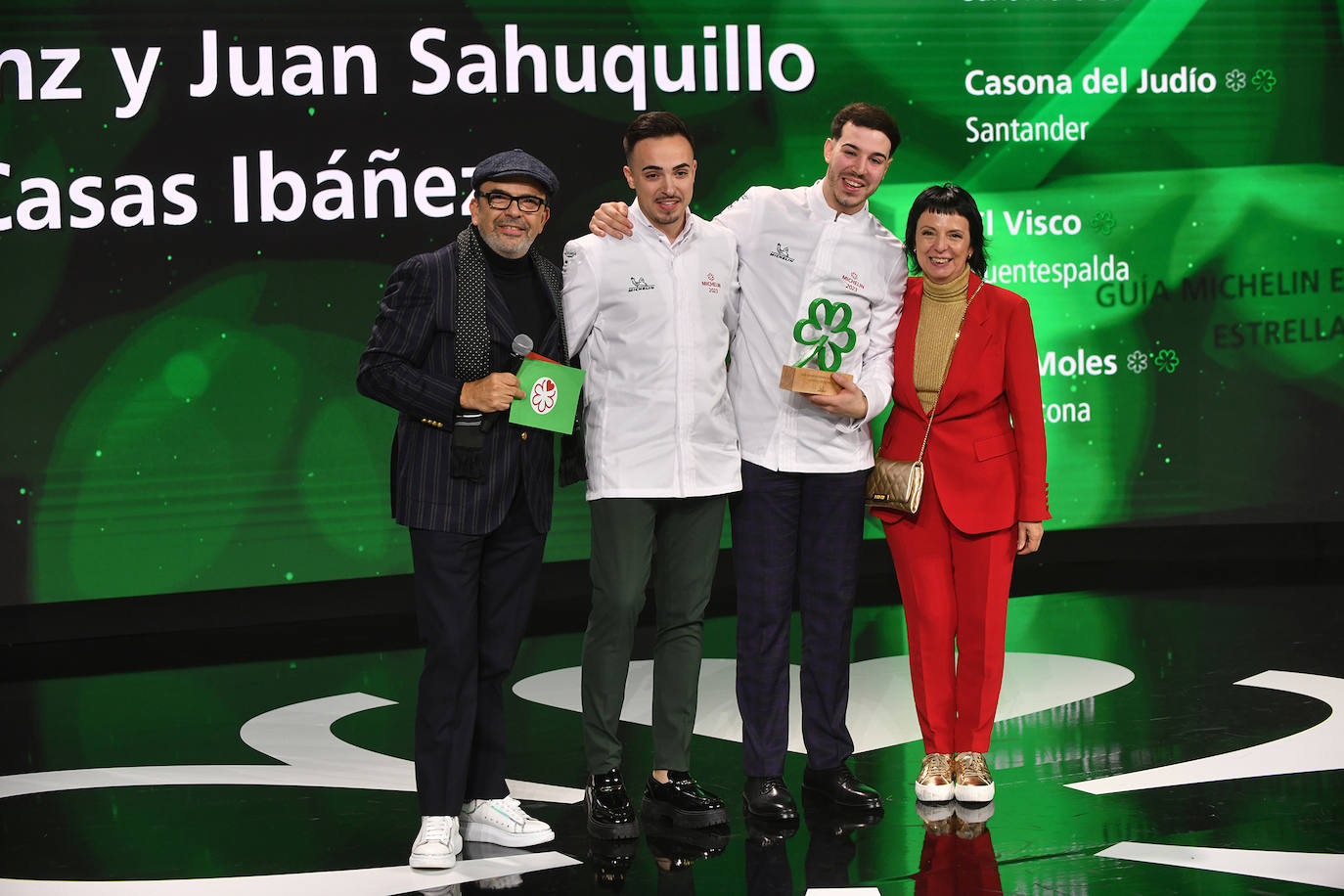 Javier Sanz y Juan Sahuquillo reciben su primera estrella Michelin en su Restaurante OBA