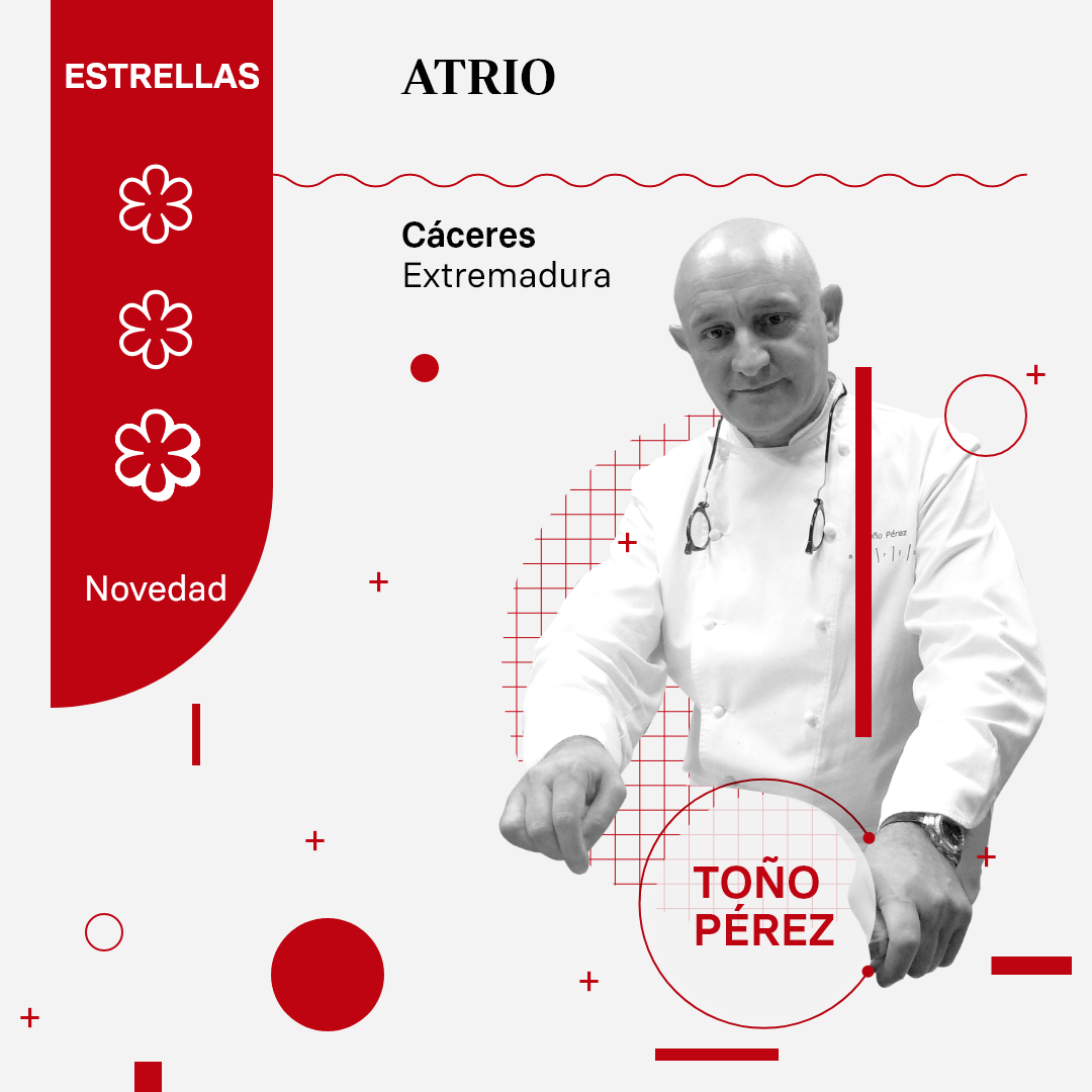 Atrio, el prestigioso restaurante de Toño Pérez en Cáceres, sube a lo más alto con su tercera estrella Michelin