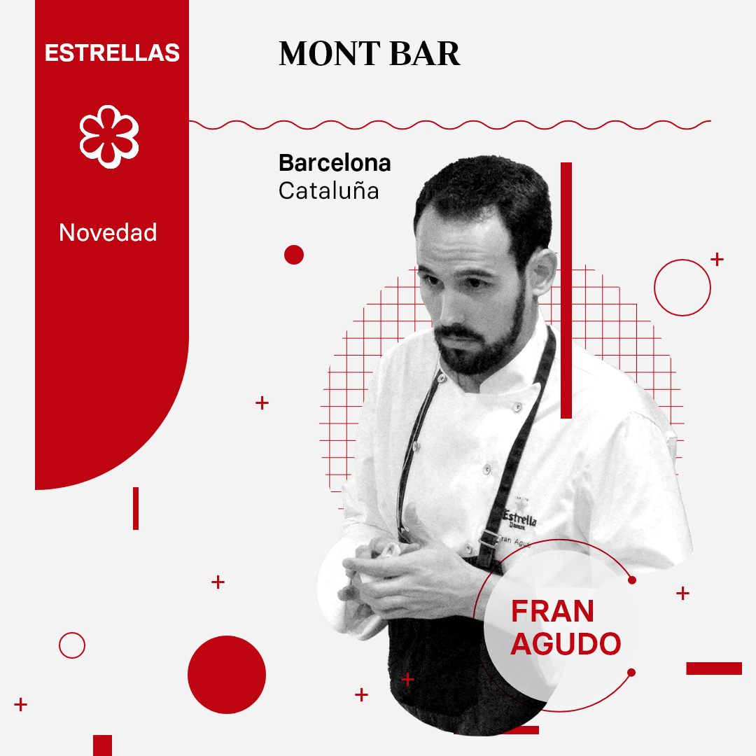 Primera estrella Michelin para Mont Bar, el restaurante de Fran Agudo en Barcelona