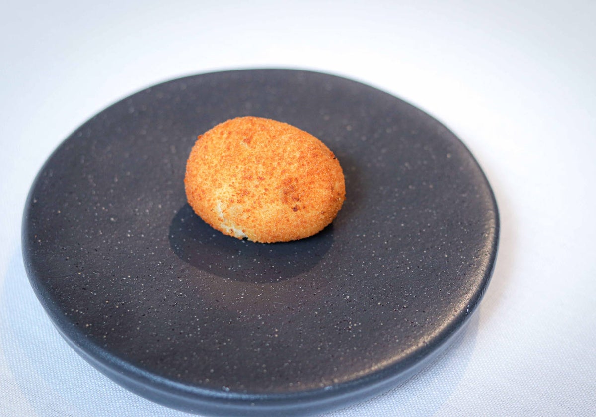 Croqueta de jamón ibérico del restaurante Ababol