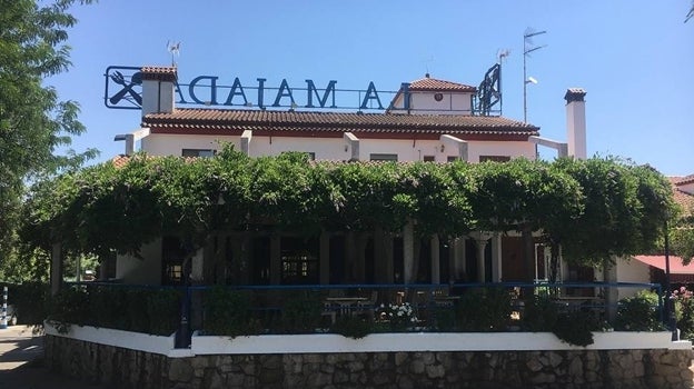 Terraza exterior de La Majada