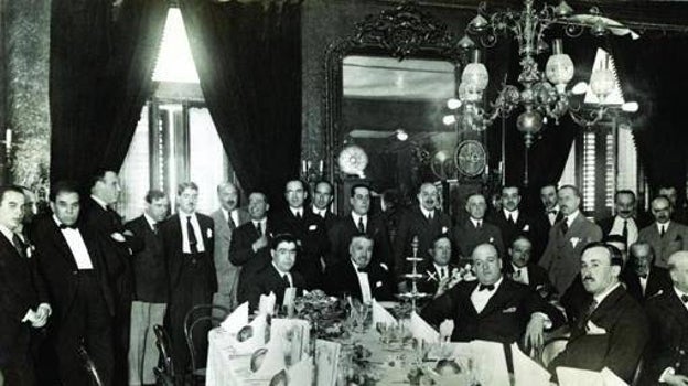 Banquete de 'Le PEN Club' en Lhardy, en 1922