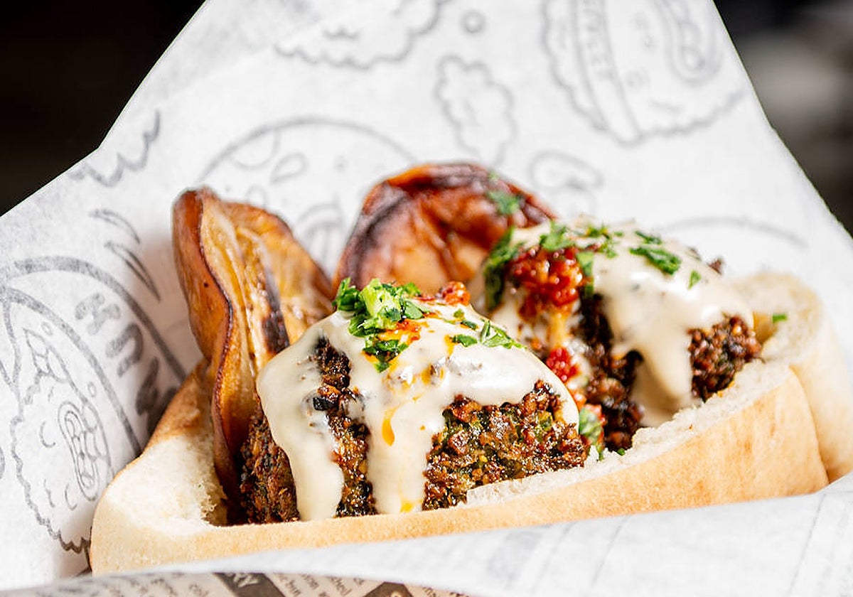 Pita de falafel en Pita Madrid