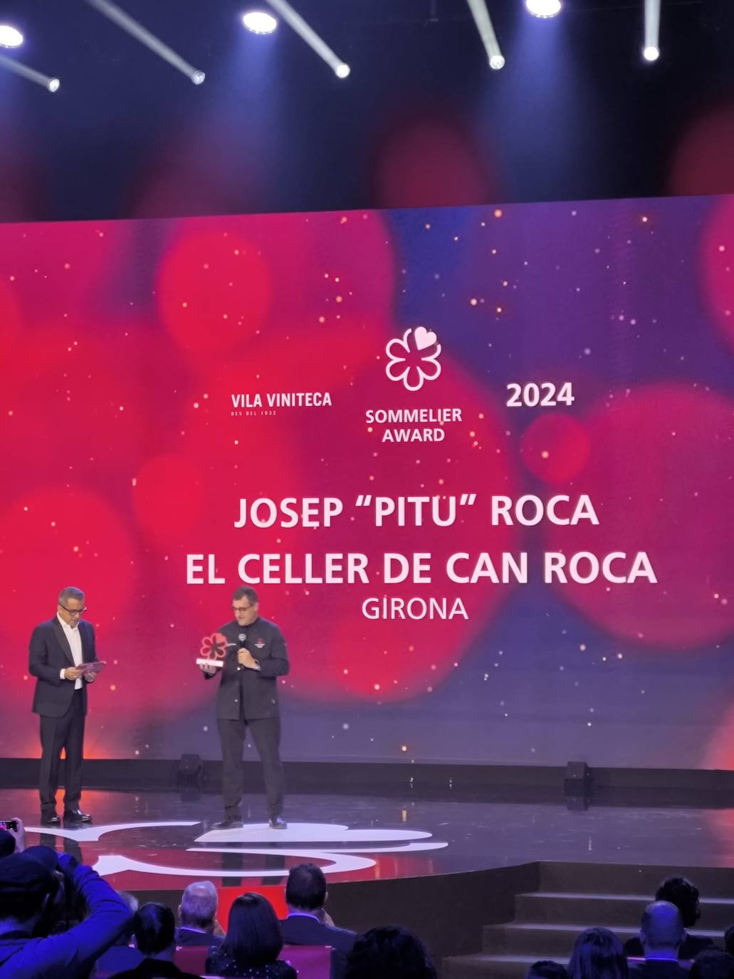 Josep 'Pitu' Roca, del Celler de Can Roca, premio Sommelier Award