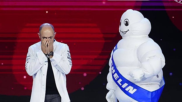 Ignacio Echapresto, chef de Venta Moncalvillo, tras recibir la segunda estrella Michelin