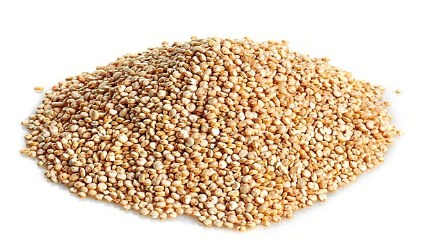 La quinoa, un alimento con alto contenido protéico.