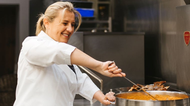 Yolanda León, chef de Cocinandos, una estrella Michelin en León