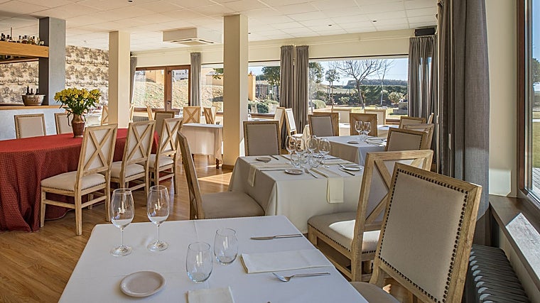 Sala del restaurante Lera, en Castroverde de Campos (Zamora)