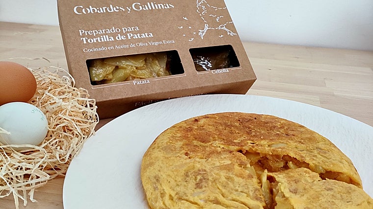 Preparado para tortilla de patata de Cobardes y Gallinas