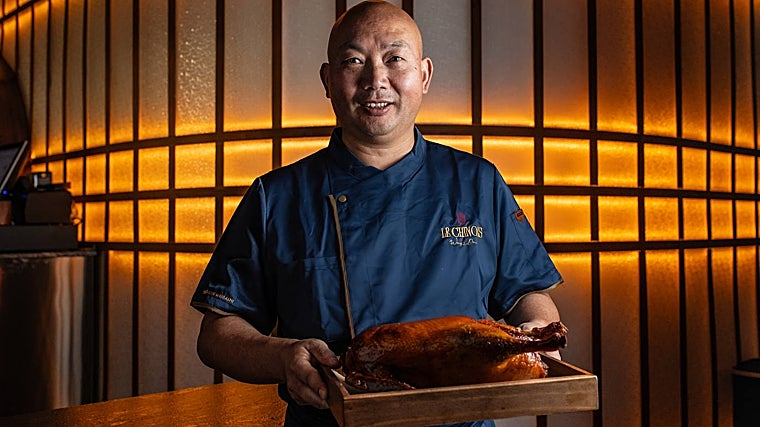 El pato laqueado de Le Chinois