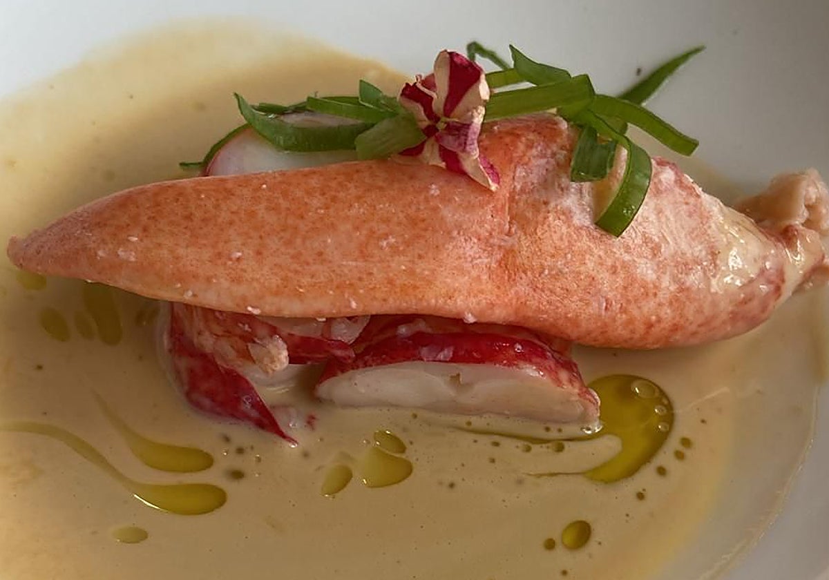 Salpicón de bogavante servido en la boda de Almeida y Teresa Urquijo