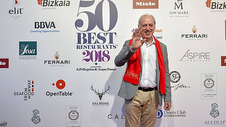Bittor Arginzoniz, de Etxebarri, en una edición anterior de los 50 Best