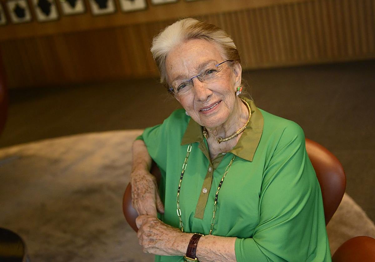 Clara María González de Amezúa, en una entrevista con ABC en 2017