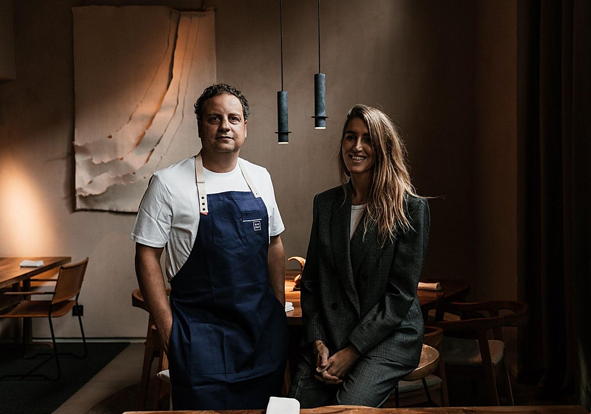 Nagore Irazuegi y Rodrigo Fonseca, del restaurante Bascoat de Madrid