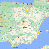 El mapa de todos los restaurantes con estrella Michelin en España en 2025