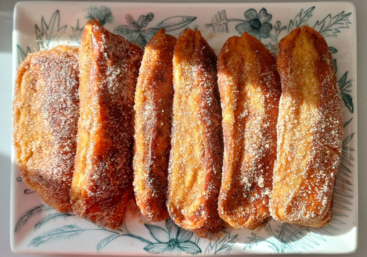 Torrijas hechas con brioche