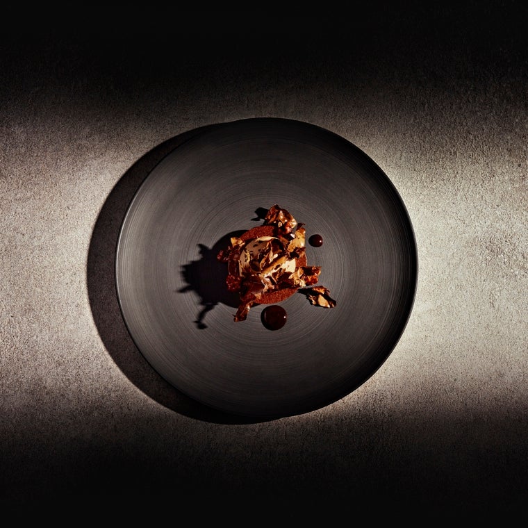 'Buttercream', uno de los platos del menú dulce de CODA, dos estrellas Michelin en Berlín