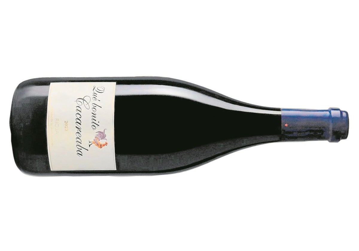 Qué bonito cacareaba, vino blanco de la bodega Contador, en Rioja