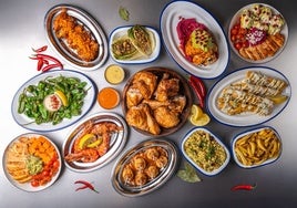 Piri Piri , pollo a la brasa al estilo portugués y con 'salseo' propio