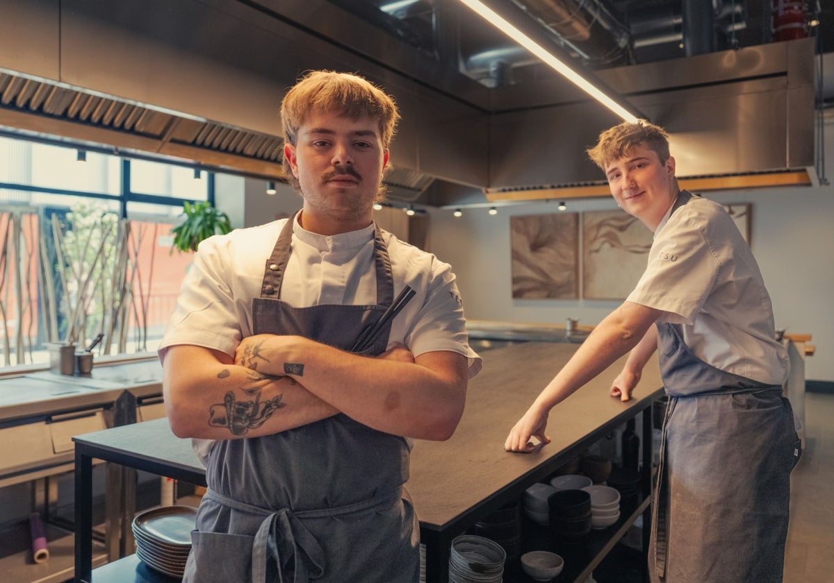 João Kather y Miguel de Aguilar, chefs de Tetsu (Madrid)