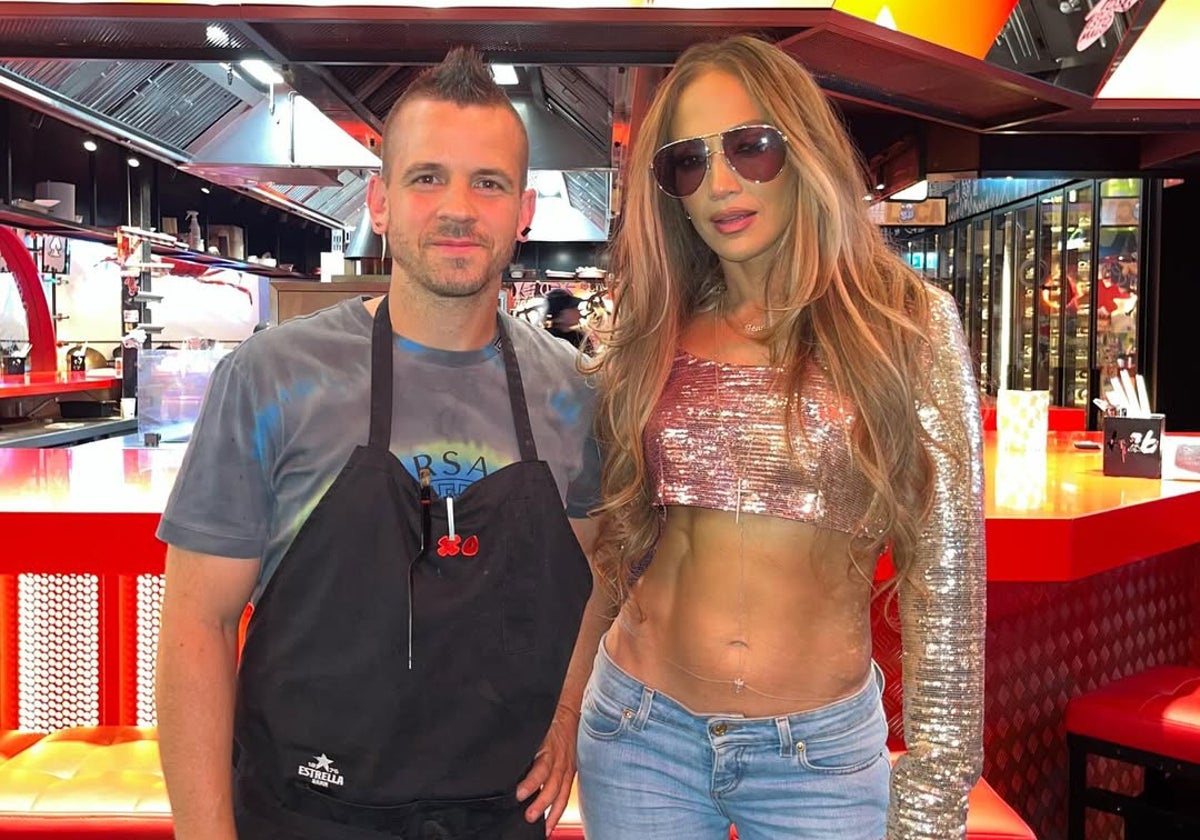 Jennifer López y Dabiz Muñoz en StreetXO