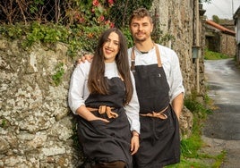 Elia Pereira y Borja Piñeiro, chefs de Lado