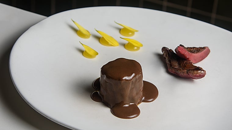 Paloma, en el restaurante Quinqué de Madrid