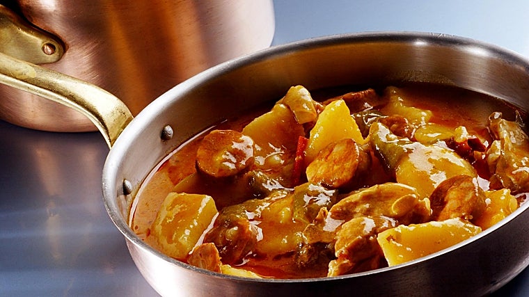 Patatas a la riojana de Echaurren Tradición