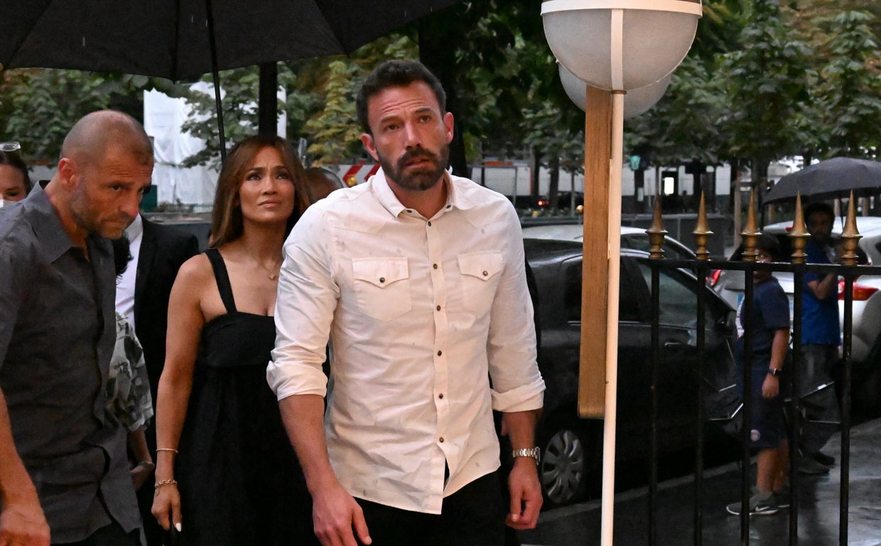 Jennifer Lopez y Ben Affleck en París