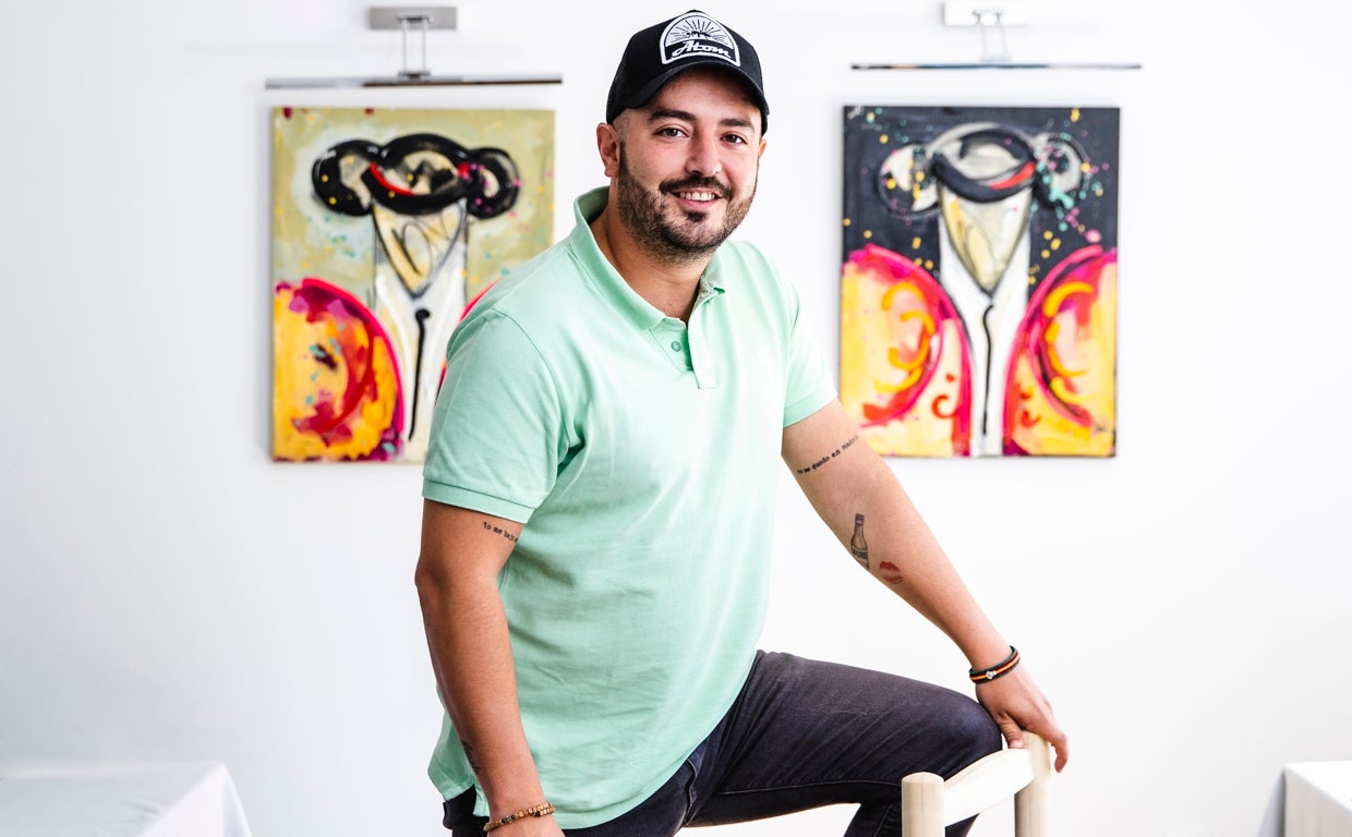 Aaron Guerrero en uno de sus restaurantes de la capital