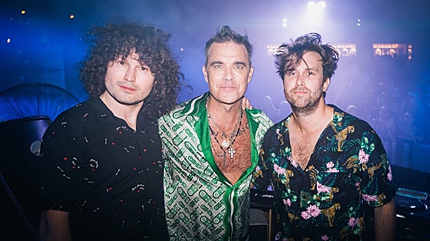 Robbie Williams y el dúo Lufthaus