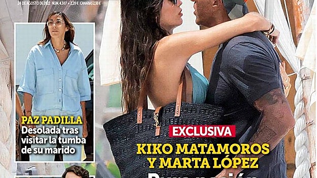 Portada de la revista Semana donde aparece Paz Paidlla viistando la tumba de sus familiares