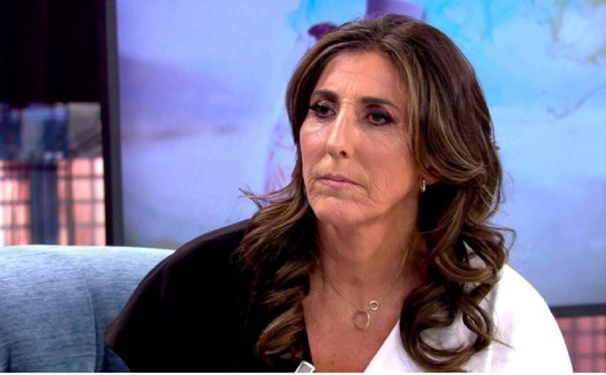 Paz Padilla durante una intervención en Telecinco