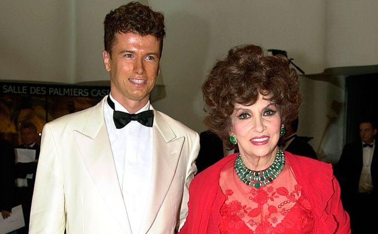 Javier Rigau y Gina Lollobrigida