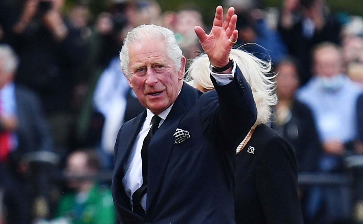 El rey Carlos III de Inglaterra