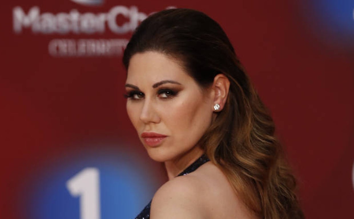 Tamara en el photocall de 'MasterChef Celebrity' en el FesTVal 2021