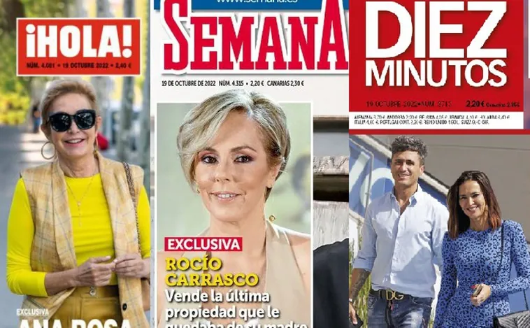 Esta semana las revistas celebran la vuelta de Ana Rosa Quintana a la televisión