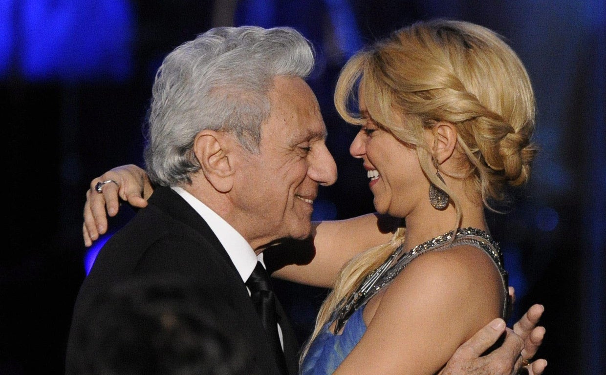 Shakira y su padre