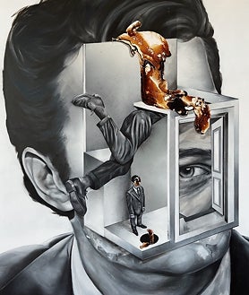 Imagen secundaria 2 - Irene Pérez: «Sufrí mucho rechazo en la infancia y la pintura me hace sentir integrada»