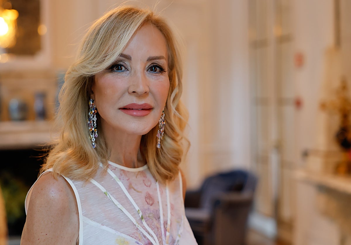 Carmen Lomana en la fiesta de su cumpleaños