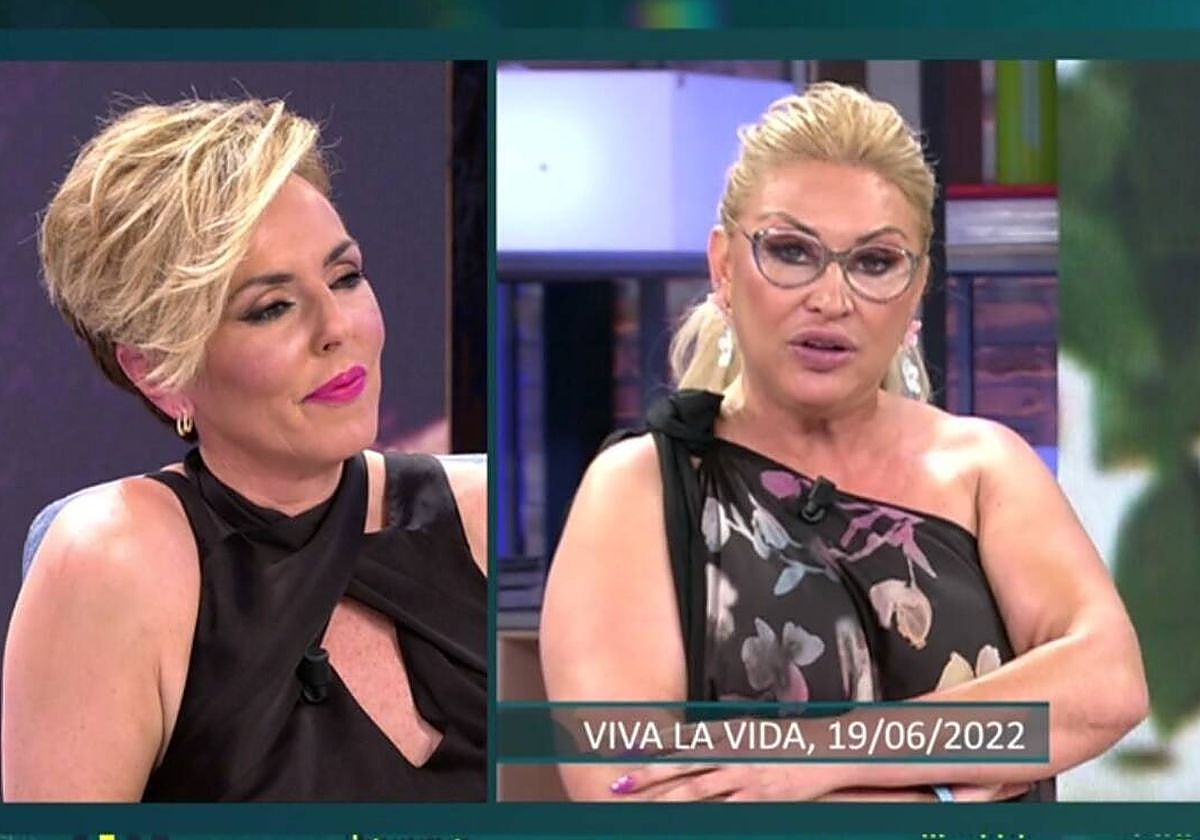 Rocío Carrasco y Raquel Mosquera