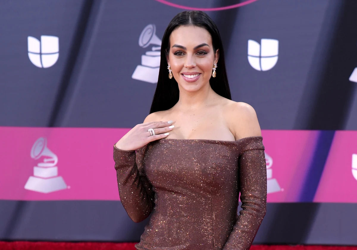 Georgina Rodríguez en la gala de los Grammy Latinos en Las Vegas
